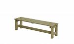 Bank Zeist zonder leuning 180cm  0444