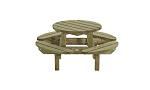 Kinderpicknicktafel rond, 130cm  0415