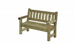 Parkbank Zeist 2-zits, 135cm  0431