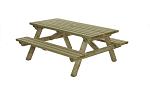 Picknicktafel 180x160cm, 45mm  0406