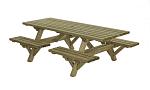 Picknicktafel open instap, 230x160cm  0423