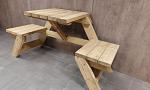Balkon-muurbankje 160x79x58 cm      150855