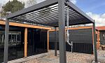 Aluminium Pergola lamellendak vrijstaand 360x530 cm handbediend