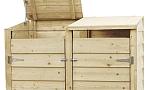 Containerkast dubbel, 128,7 x 152 x 89 cm.   1022384