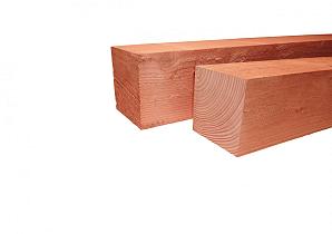 Douglas palen fijnbezaagd blank 120x120/2500   1011331