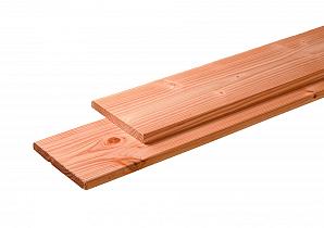Douglas plank blank 1 zijde geschaafd 1 zijde fijnbezaagd   28x195/3000  1011329