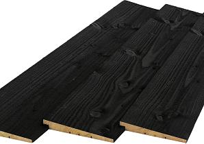 Douglas Zweeds rabat Excellent ongedroogd, zwart geïmpregneerd 1,1/2,7 x 19,5 x 300 cm   P073121