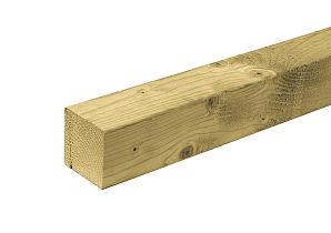 Palen geschaafd vuren geimpregneerd  120x120/3000   VP300120