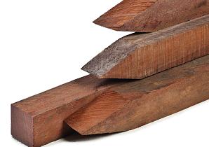 Hardhouten palen geschaafd 85x85/3000    W14221