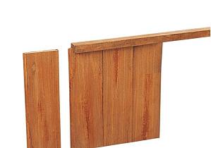 Hardhouten damwand 30x200/2000 Azobe   W14603