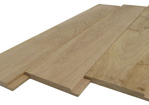 Eiken sponningplank geschaafd 18x180x3000mm (werkend 160mm)    30.25231