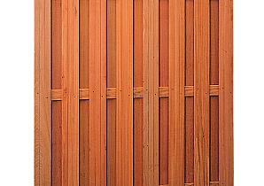 Hardhouten scherm 15 planks 180x180   W14364