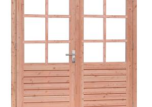 Douglas dubbele 6-ruits deur Prestige met dubbelglas, 202 x 221 cm, onbehandeld.     1023896