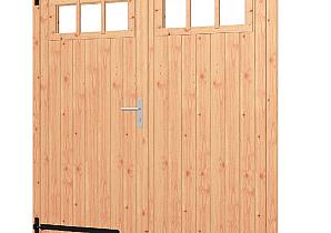 Opgeklampte deur dubbel met bovenraam 1760x1950mm+kozijn 1900x2020mm (zonder hang- en sluitwerk)    54.0058