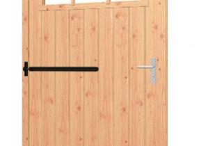 Opgeklampte deur enkel XL met bovenraam, linksdr, 1200x2100mm+kozijn 1335x2170mm (zonder hang- en sl    54.0059