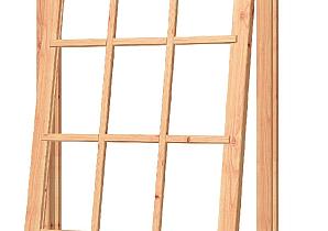 Uitzetraam DOUGLAS met kozijn, raam:951x1296mm+kozijn:1085x1430mm      54.0080