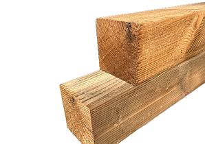 Douglas palen geschaafd geimpregneerd 140x140/3000   1022269