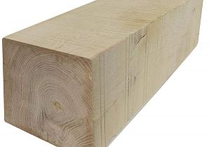 Palen eiken 250x250x4000mm onbehandeld fijnbezaagd    30.25400