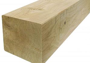 Palen eiken 190x190x2500mm onbehandeld, geschaafd    30.19025