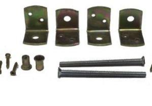 Uni-beslag  100mm Geel verzinkt  WI-024