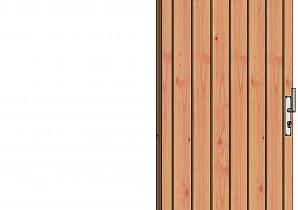 Schuifdeur enkel 980x1950mm naar links open (zonder hang- en sluitwerk)      54.0114