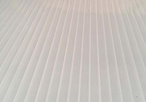 Polycarbonaat plaat 98cm top x opaal 300cm