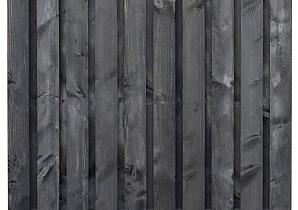 Tuinscherm Douglas zwart geïmpregneerd, 21-planks (19 + 2) Marlies 180 x 180 cm      Planken: 1.6x14.0cm / 19 stuks fijnbezaagd         P022280