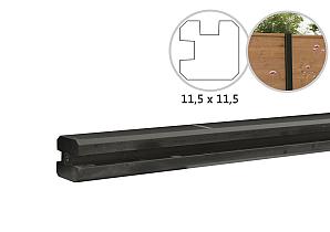 Beton gleufpalen glad antraciet hoek 11,5x11,5/2700   W32105