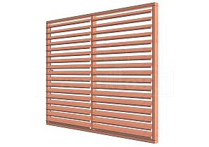 Louvre horizontaal draaibaar 2760x2200mm module C      52.0993