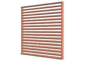 Louvre horizontaal 2230x2200mm module H      52.0939