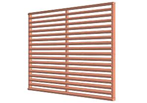 Louvre horizontaal 2760x2200mm module C      52.0938