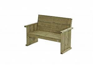 Bank Lisse 2-zits, 133cm  0531