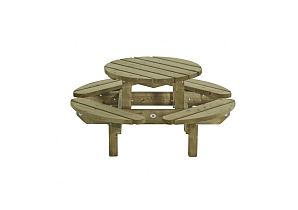 Kinderpicknicktafel rond, 130cm  0415