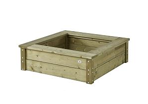 Zandbak 150x150cm, 32cm hoog. Zonder deksel    0815