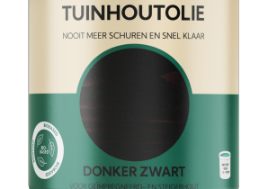 TUINHOUTOLIE DONKER ZWART   0,75 LTR