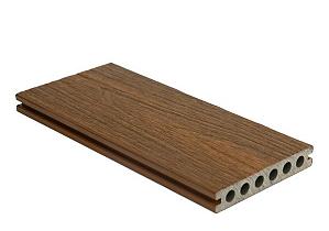 NewTechWood HKC co-extrusie dekdeel houtstructuur 2,3 x 13,8 x 400 cm, Teak.   1059149