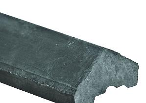 Berton©-afdekkap antraciet diamantkop 180 cm tussenmodel    P003899