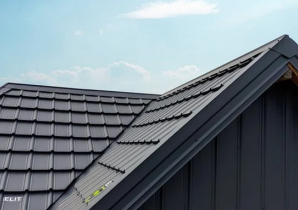 Kleine ronde Nokplaat RAL 3005 200cm