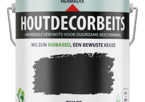 HERMADIX HOUTDECOR 620 ZWART   2,5 LTR