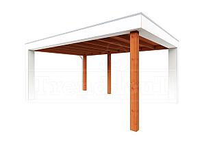 Buitenverblijf Verona model links 5100x4000x2500mm (bxdxh)    52.1104