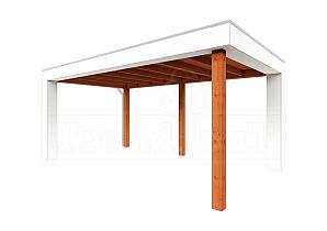 Buitenverblijf Verona model links 5200x3350x2500mm (bxdxh)    52.1105