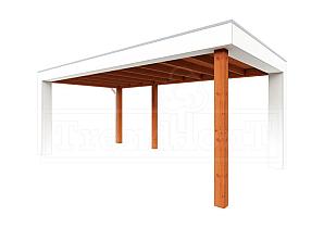 Buitenverblijf Verona model links 5750x3350x2500mm (bxdxh)    52.1107