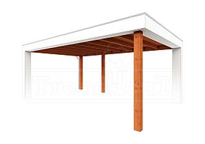 Buitenverblijf Verona model links 5750x4000x2500mm (bxdxh)    52.1108