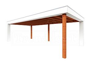 Buitenverblijf Verona model links 7500x4000x2500mm (bxdxh)    52.1112