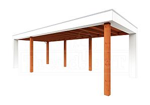 Buitenverblijf Verona model links 7550x3350x2500mm (bxdxh)    52.1113