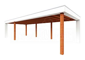 Buitenverblijf Verona model links 9150x4000x2500mm (bxdxh)    52.1115