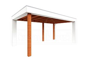 Buitenverblijf Verona model rechts 5100x3350x2500mm (bxdxh)    52.1118