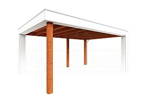 Buitenverblijf Verona model rechts 5100x4000x2500mm (bxdxh)    52.1119