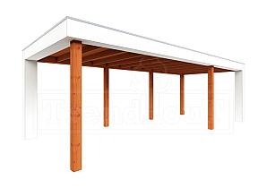 Buitenverblijf Verona model rechts 7550x3350x2500mm (bxdxh)    52.1128