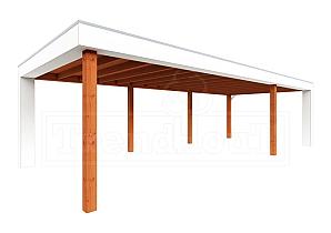 Buitenverblijf Verona model rechts 9150x4000x2500mm (bxdxh)    52.1130